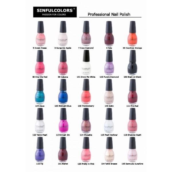 Nail Polish Professional Sinful Colors